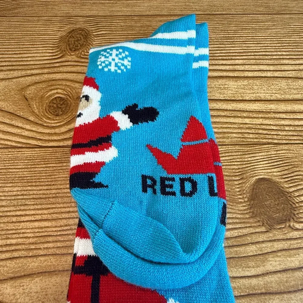 NWT Red Lion Adult Santa Christmas Socks Made in the USA Great Holiday Gift New